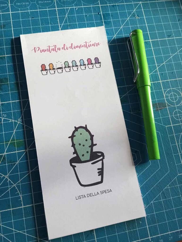 Front del block notes
